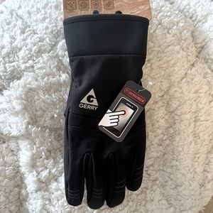 Gerry water resistant black gloves M/L